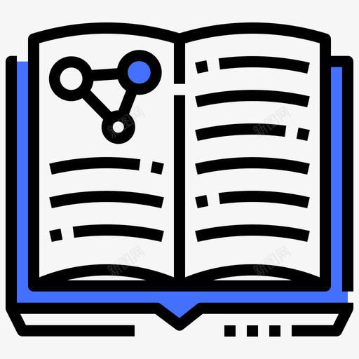 书教育326蓝色图标svg_新图网 https://ixintu.com 教育 蓝色