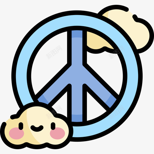 和平象征和平日11线性颜色图标svg_新图网 https://ixintu.com 和平 平日 线性 象征 颜色