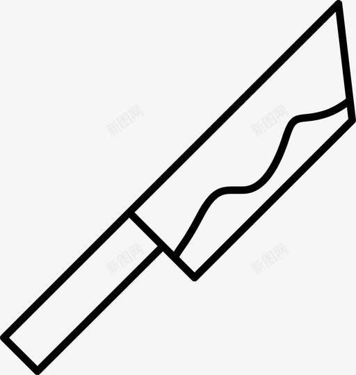 刀万圣节恐怖图标svg_新图网 https://ixintu.com 万圣节 恐怖 武器