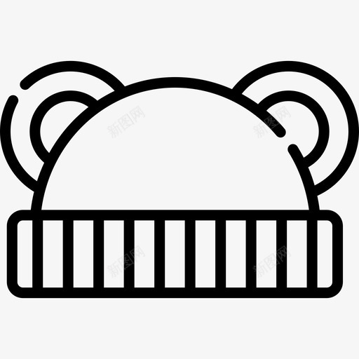 小熊宝贝144线性图标svg_新图网 https://ixintu.com 宝贝 小熊 线性