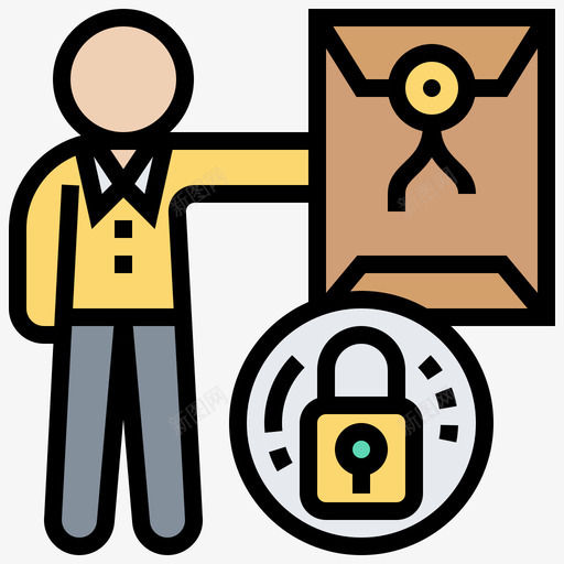 机密机密信息12线性颜色图标svg_新图网 https://ixintu.com 信息 机密 线性 颜色