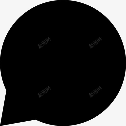 聊天泡泡通讯176填充图标svg_新图网 https://ixintu.com 填充 泡泡 聊天 通讯