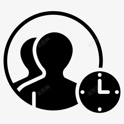 用户截止日期组配置文件图标svg_新图网 https://ixintu.com 图标 截止 截止日 方向 日期 用户 秒表 线图 配置文件
