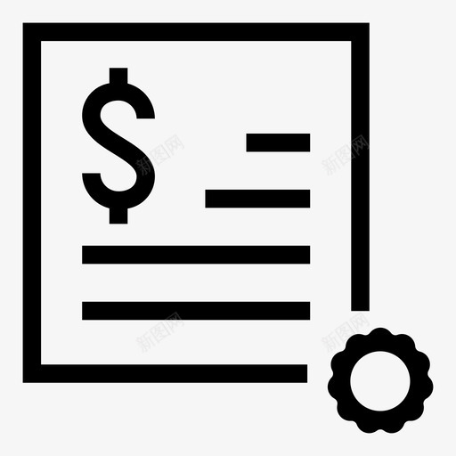 合同契约商业分析图标svg_新图网 https://ixintu.com 分析 合同 商业 契约