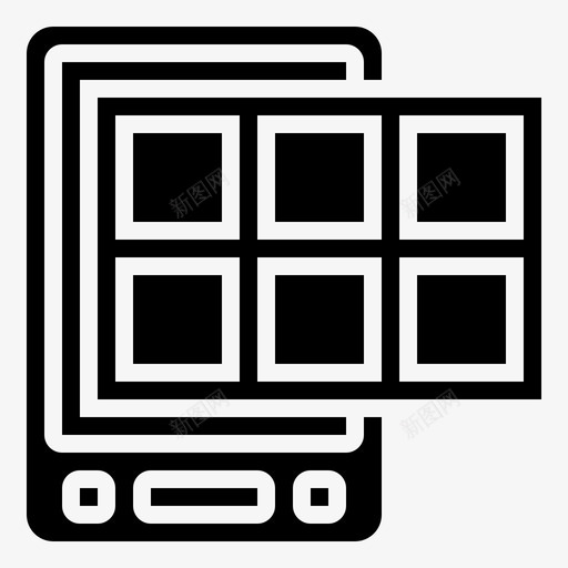 广播在线流媒体4字形图标svg_新图网 https://ixintu.com 在线 字形 广播 流媒体