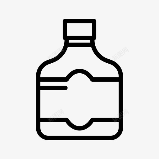 威士忌西式8直饮图标svg_新图网 https://ixintu.com 威士忌 直饮 西式