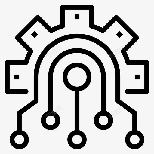 网络工程88线性图标svg_新图网 https://ixintu.com 工程 线性 网络