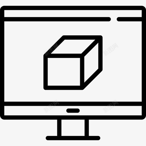 预览3d打印53线性图标svg_新图网 https://ixintu.com 3d 打印 线性 预览