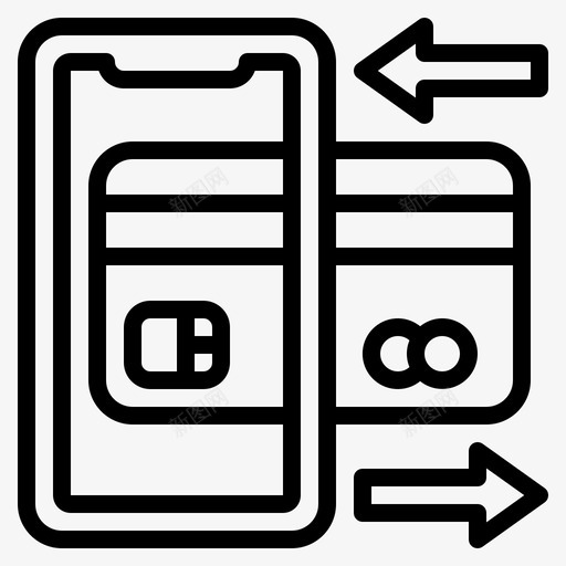网上银行fintecth1线性图标svg_新图网 https://ixintu.com fintecth 线性 网上银行