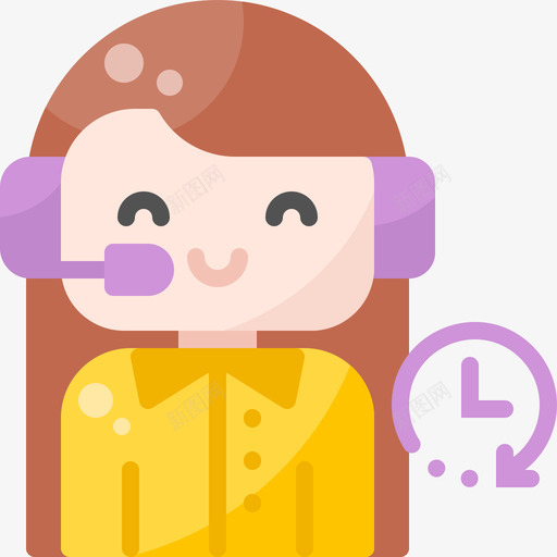 呼叫中心代理女专业人员2公寓图标svg_新图网 https://ixintu.com 专业人员 代理 公寓 呼叫中心