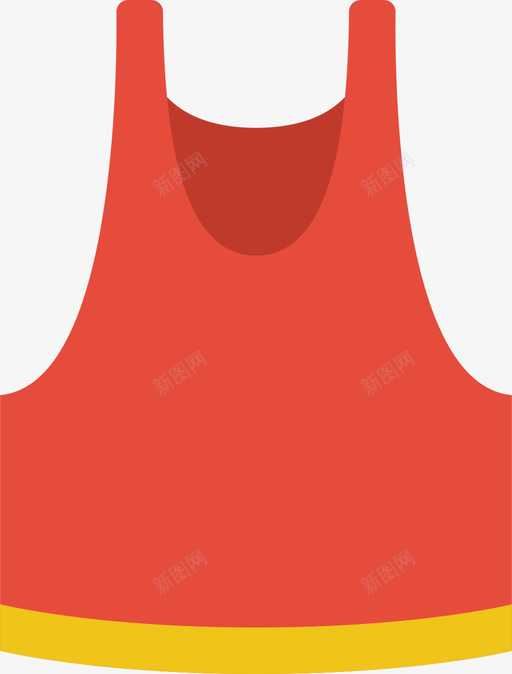 马甲时尚与服装4扁平图标svg_新图网 https://ixintu.com 扁平 时尚 服装 马甲