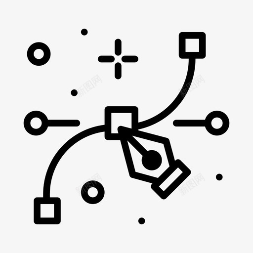 工艺美术7线性图标svg_新图网 https://ixintu.com 工艺美术 线性