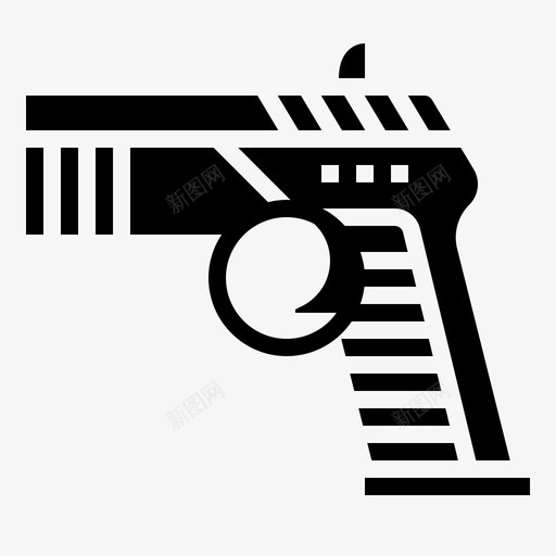 枪军队警察图标svg_新图网 https://ixintu.com 军队 战争 抗议 标志 武器 警察