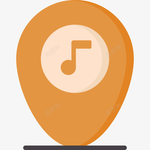 占位符音乐商店32扁平图标svg_新图网 https://ixintu.com 占位符 商店 扁平 音乐