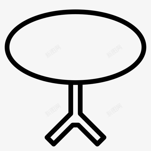 圆桌电器图标svg_新图网 https://ixintu.com 圆桌 家具 家居装饰 房间 电器 设计