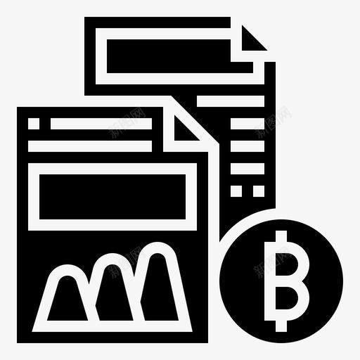 分类帐加密货币84字形图标svg_新图网 https://ixintu.com 分类帐 加密 字形 货币