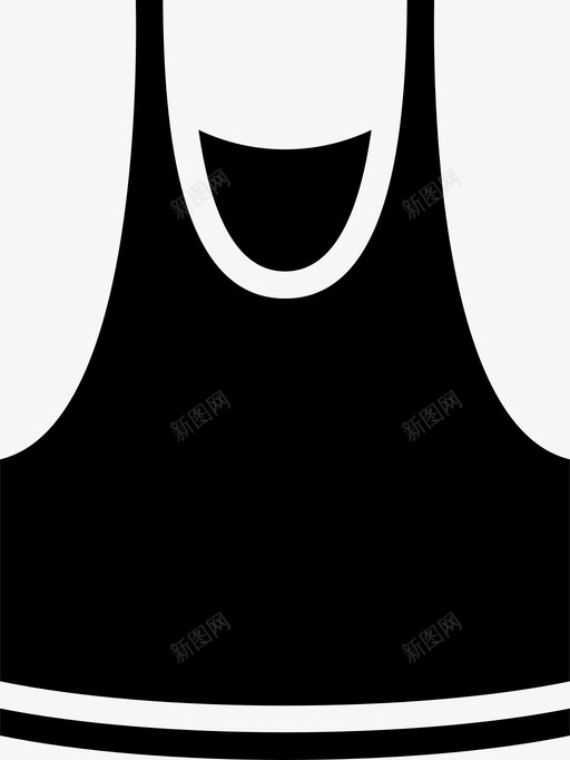 背心时装和服装2填充图标svg_新图网 https://ixintu.com 填充 时装 服装 背心