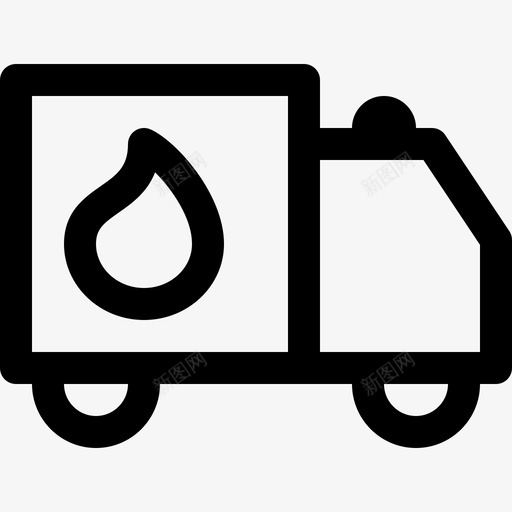 消防车运输和车辆直线型图标svg_新图网 https://ixintu.com 消防车 直线 线型 车辆 运输
