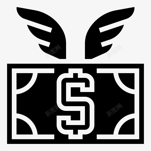 金钱嘻哈35雕文图标svg_新图网 https://ixintu.com 嘻哈 金钱 雕文