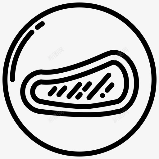 SteakBBQ31线性图标svg_新图网 https://ixintu.com BBQ Steak 线性