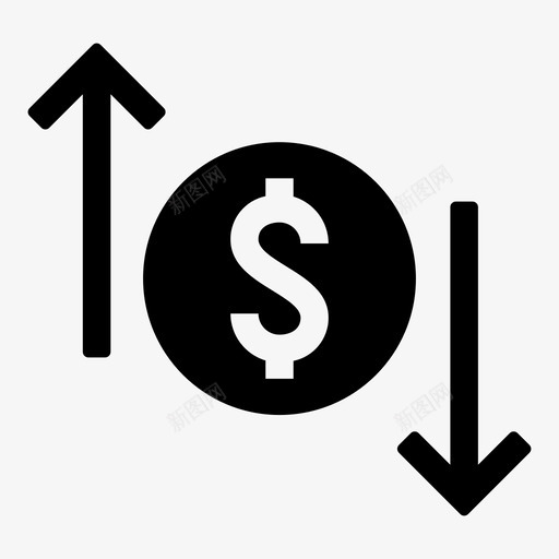 转账银行转账美元图标svg_新图网 https://ixintu.com 兑换 汇率 美元 货币 转账 银行 销售