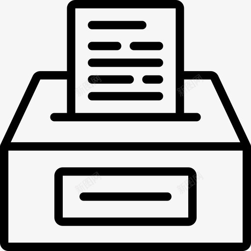 投票调查和评分4线性图标svg_新图网 https://ixintu.com 投票 线性 评分 调查
