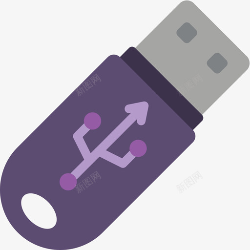 Pendrive信息技术12扁平图标svg_新图网 https://ixintu.com Pendrive 信息技术 扁平