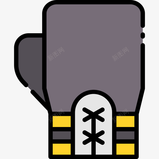 拳击手套健身108线性颜色图标svg_新图网 https://ixintu.com 健身 手套 拳击 拳击手 线性 颜色