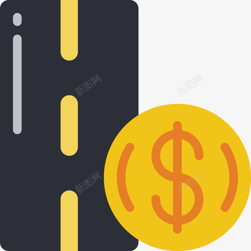收费公路卫星导航4平坦图标svg_新图网 https://ixintu.com 公路 卫星 导航 平坦 收费