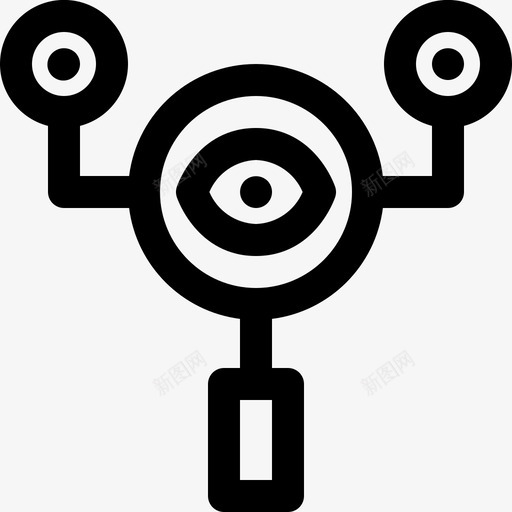 摄像头监视器眼睛监控图标svg_新图网 https://ixintu.com 安全 托管 摄像头 监控 监视器 眼睛 网站 警察