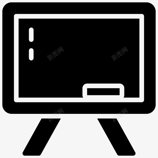 黑板教室基础教育图标svg_新图网 https://ixintu.com 书写 图标 基础教育 字形 教室 教育 科学 讲课 黑板