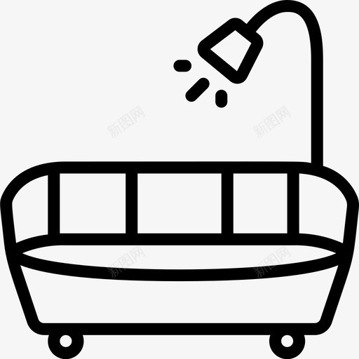 沙发办公家具3直线型图标svg_新图网 https://ixintu.com 办公 家具 沙发 直线 线型
