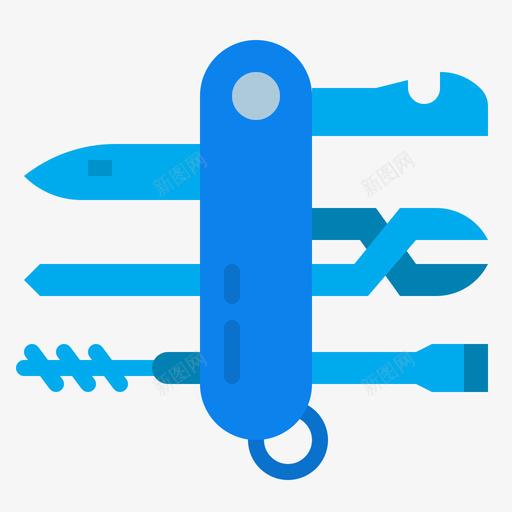 刀具家用工具扁平图标svg_新图网 https://ixintu.com 刀具 家用 工具 扁平