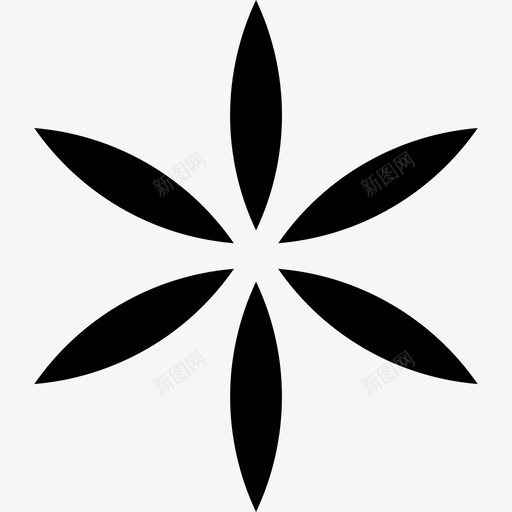 花美人叶子图标svg_新图网 https://ixintu.com 叶子 植物 美人 装饰品