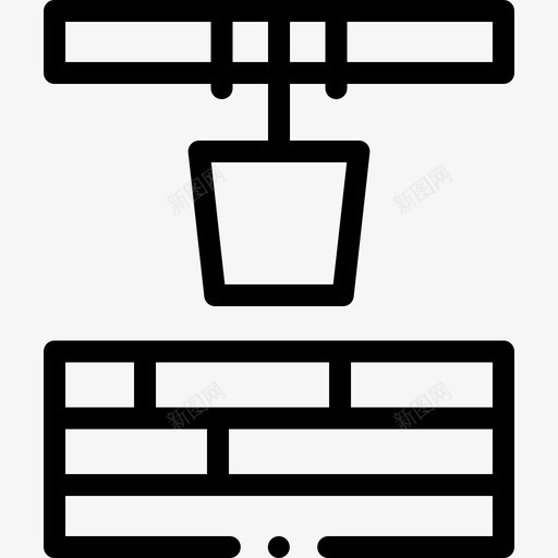 水井沙漠40直线型图标svg_新图网 https://ixintu.com 水井 沙漠 直线 线型