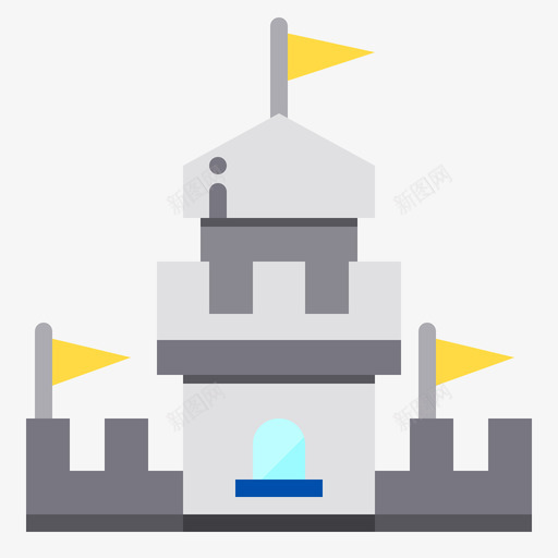 城堡74号楼公寓图标svg_新图网 https://ixintu.com 74号楼 公寓 城堡