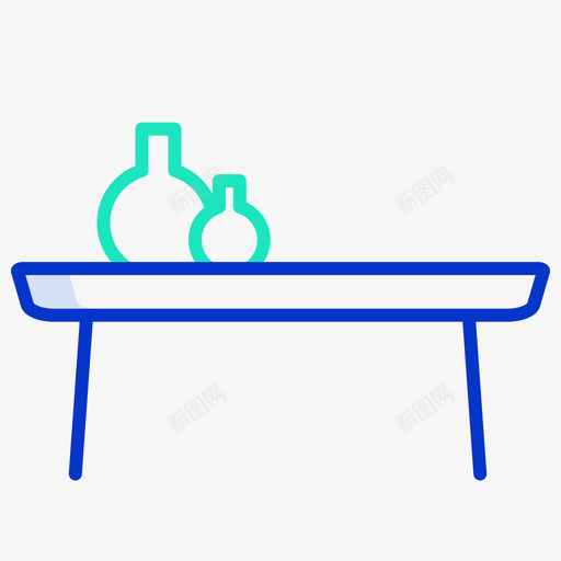 床头柜家具装饰3轮廓颜色图标svg_新图网 https://ixintu.com 家具 床头柜 装饰 轮廓 颜色