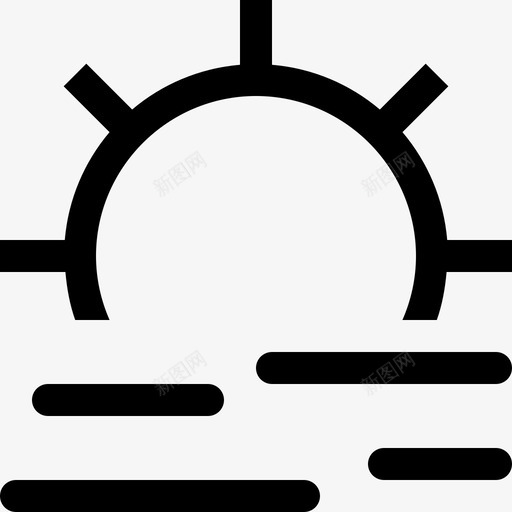 雾自然103直线图标svg_新图网 https://ixintu.com 直线 自然
