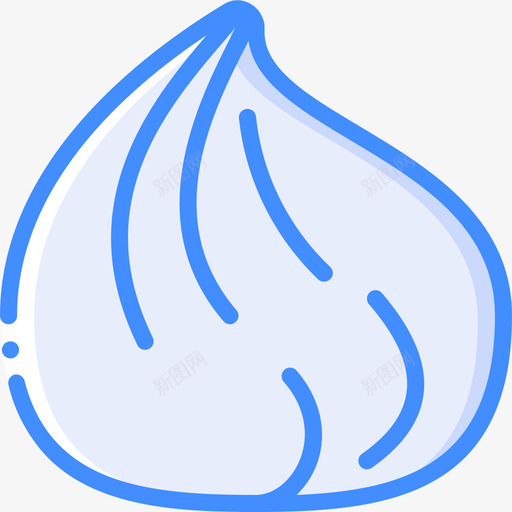 面团面包房128蓝色图标svg_新图网 https://ixintu.com 蓝色 面包房 面团