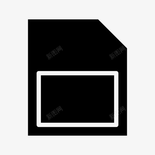 卡片存储器硬件ram图标svg_新图网 https://ixintu.com ram 保存 卡片 字形 存储 存储器 硬件