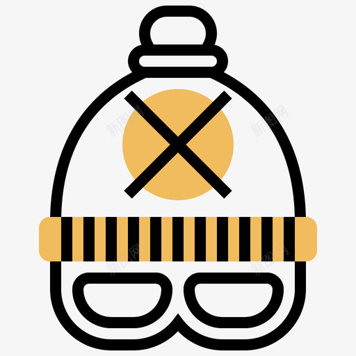 班迪特家庭保安4黄影图标svg_新图网 https://ixintu.com 保安 家庭 班迪 黄影