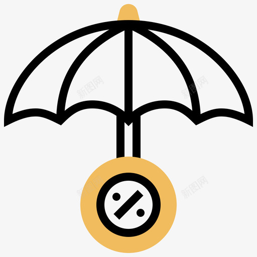 亏损税务4黄影图标svg_新图网 https://ixintu.com 亏损 税务 黄影
