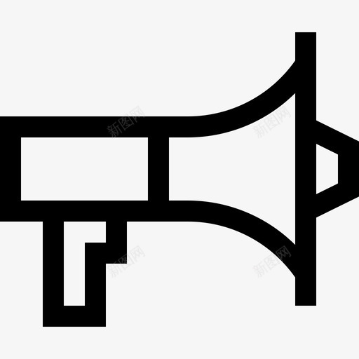 扩音器动机40线性图标svg_新图网 https://ixintu.com 动机 扩音器 线性