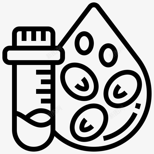 血液计数测试医学207线性图标svg_新图网 https://ixintu.com 医学 测试 线性 血液 计数