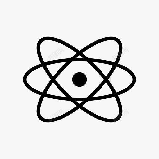 轨道分子离子图标svg_新图网 https://ixintu.com 分子 离子 轨道