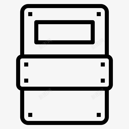 盾牌军用47直线型图标svg_新图网 https://ixintu.com 军用 直线 盾牌 线型