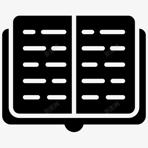 书籍知识学习图标svg_新图网 https://ixintu.com 书籍 商业 图标 字形 学习 小说 知识 金融 阅读