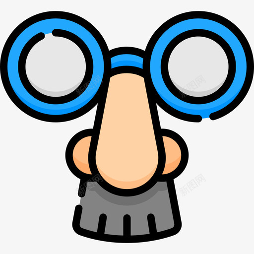 眼镜服装派对32线性颜色图标svg_新图网 https://ixintu.com 服装 派对 眼镜 线性 颜色