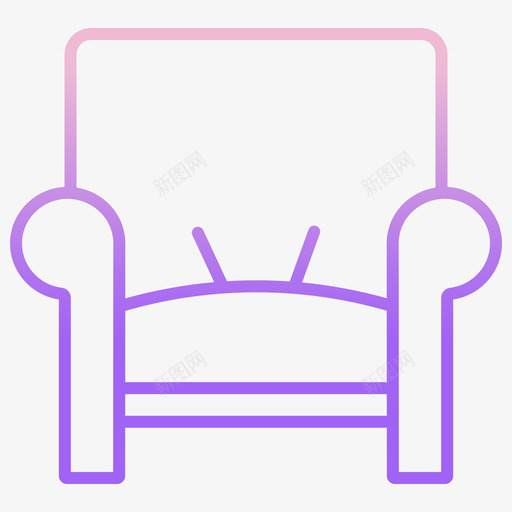 扶手椅家具装饰2轮廓坡度图标svg_新图网 https://ixintu.com 坡度 家具 扶手 装饰 轮廓