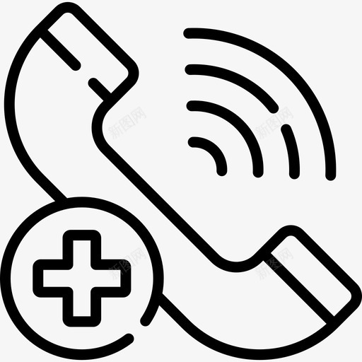 电话社交网络27直拨图标svg_新图网 https://ixintu.com 电话 直拨 社交 网络
